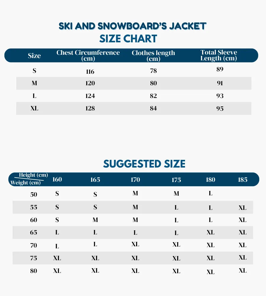 Ski_and_Snowboad_Jacket_Sizechart